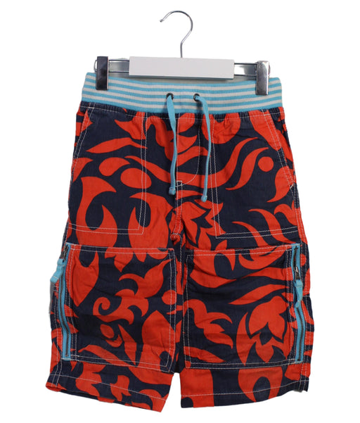 A Orange Shorts from Boden in size 6T for boy. (Front View)