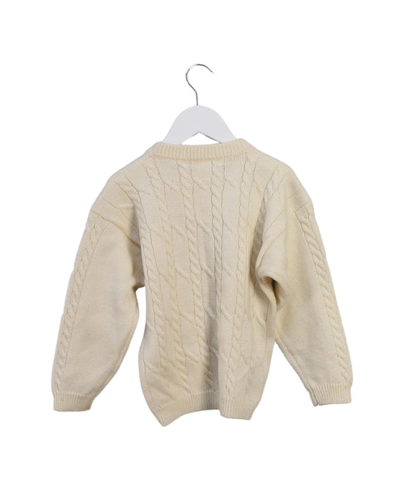 A Beige Knit Sweaters from Cacharel in size 6T for girl. (Back View)