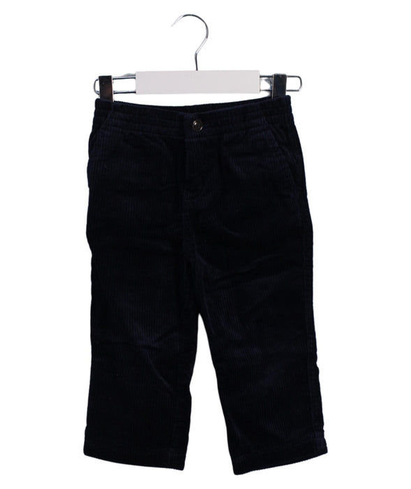 A Navy Casual Pants from Ralph Lauren in size 12-18M for boy. (Front View)