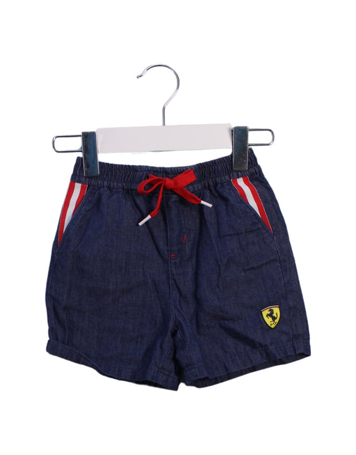 A Blue Shorts from Ferrari in size 12-18M for boy. (Front View)