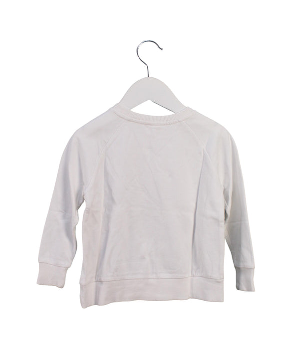 A White Crewneck Sweatshirts from Seed in size 3T for girl. (Back View)