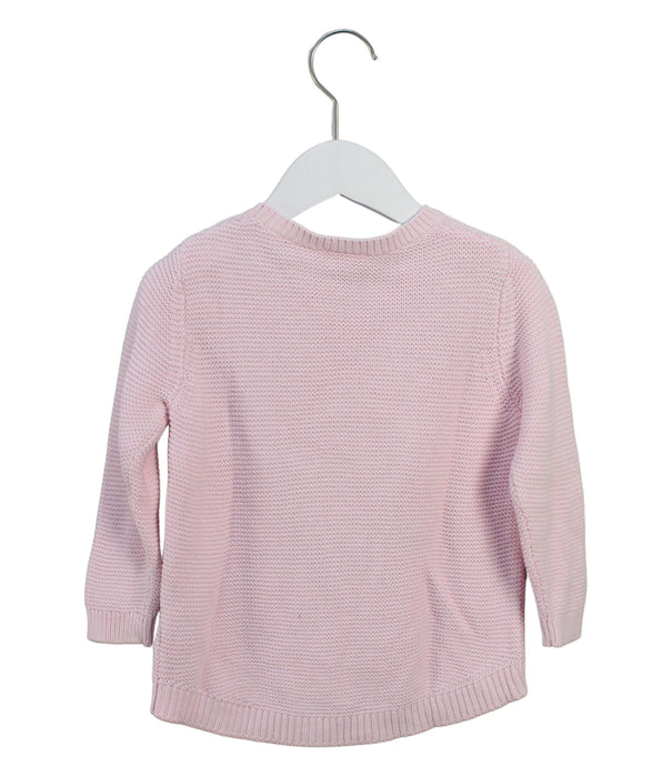 A Pink Knit Sweaters from Seed in size 3T for girl. (Back View)