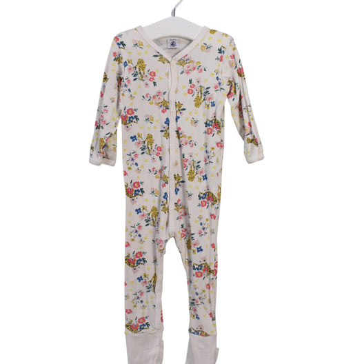 A Multicolour Long Sleeve Jumpsuits from Petit Bateau in size 12-18M for girl. (Front View)