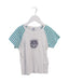 A White Short Sleeve T Shirts from Petit Bateau in size 6T for boy. (Front View)