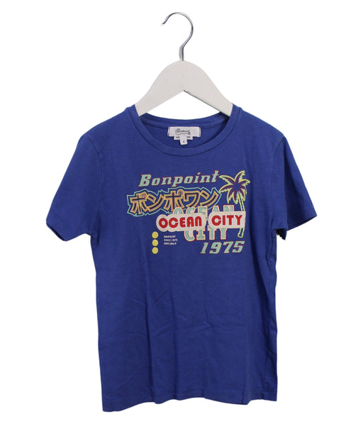 A Blue Short Sleeve T Shirts from Bonpoint in size 6T for boy. (Front View)