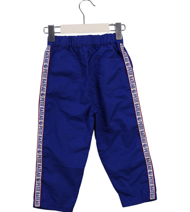 A Blue Casual Pants from Petit Bateau in size 3T for boy. (Back View)
