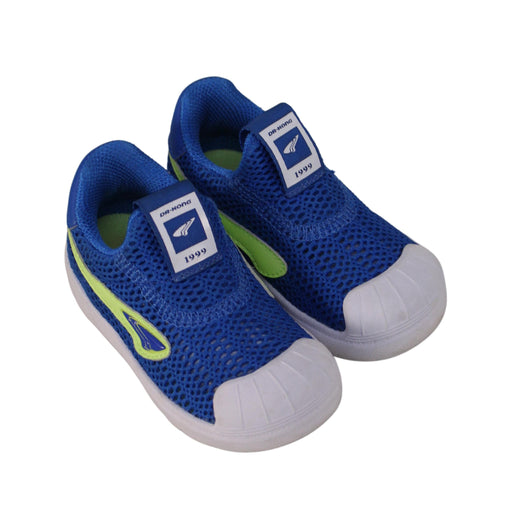 A Blue Slip Ons from Dr. Kong in size 18-24M for boy. (Front View)