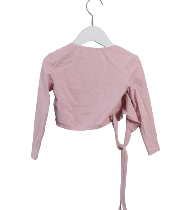 A Pink Long Sleeve Tops from Bloch in size 3T for girl. (Back View)