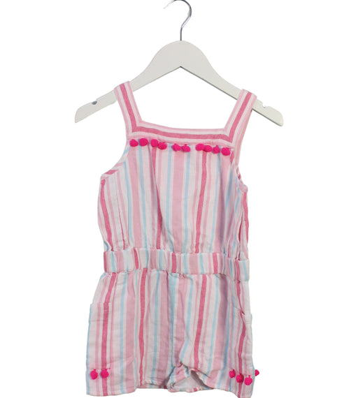 A Pink Sleeveless Rompers from Egg by Susan Lazar in size 6T for girl. (Front View)