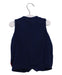 A Navy Outerwear Vests from Miki House in size 12-18M for boy. (Back View)