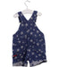 A Blue Overall Shorts from Tommy Hilfiger in size 6-12M for boy. (Back View)