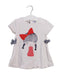 A White Short Sleeve T Shirts from Mayoral in size 12-18M for girl. (Front View)