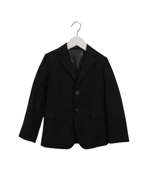 A Black Blazers from Aquascutum in size 5T for boy. (Front View)