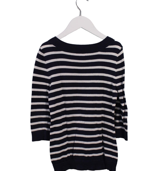 A Navy Knit Sweaters from Juicy Couture in size 6T for girl. (Back View)