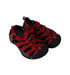 A Red Sandals from Keen in size 5T for boy. (Front View)