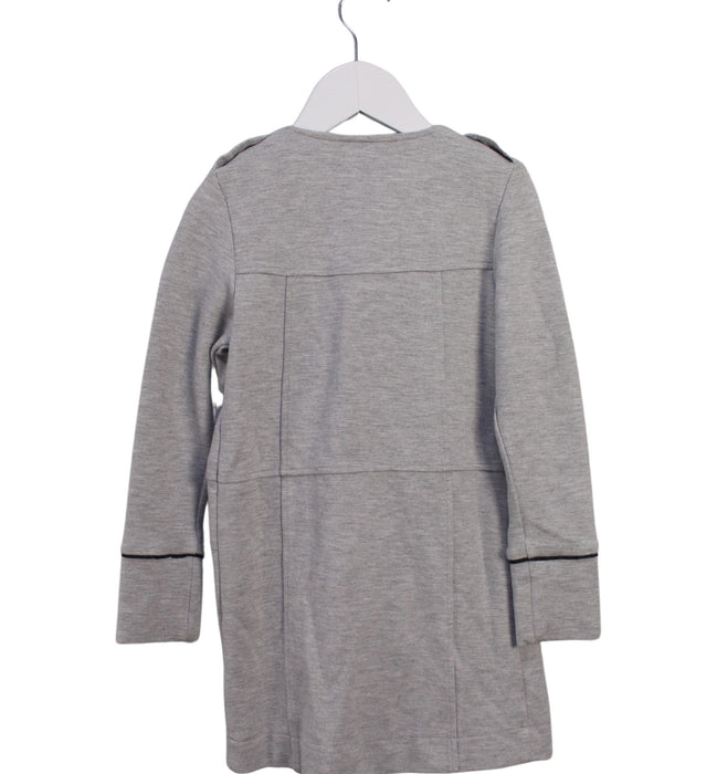 A Grey Coats from Karl Lagerfeld in size 4T for girl. (Back View)