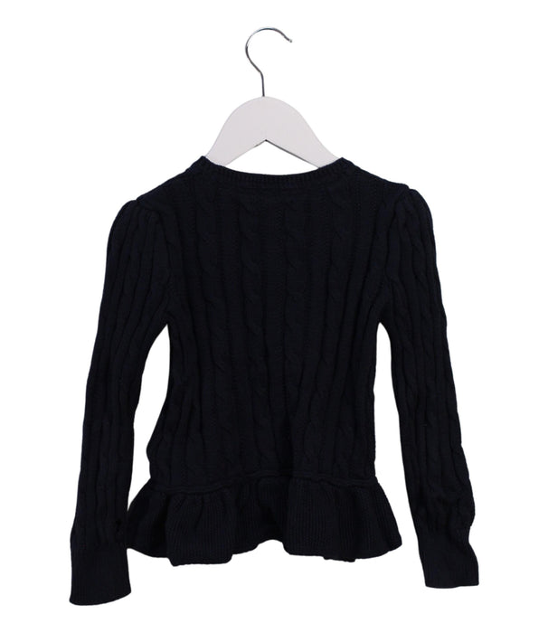 A Black Cardigans from Polo Ralph Lauren in size 4T for girl. (Back View)