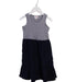 A Black Sleeveless Dresses from Seed in size 5T for girl. (Front View)