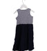 A Black Sleeveless Dresses from Seed in size 5T for girl. (Back View)