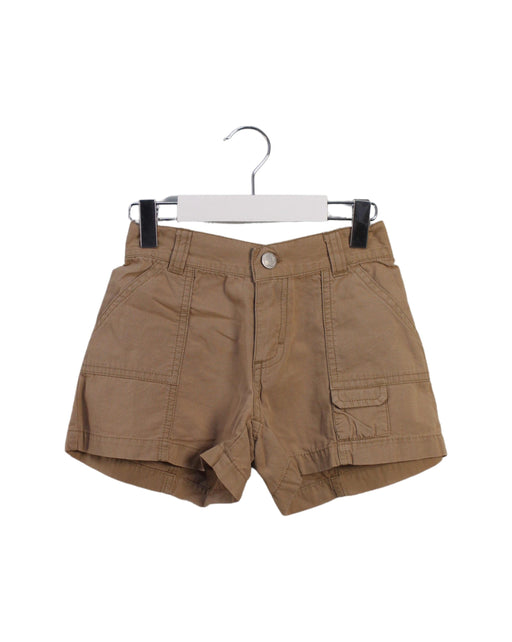 A Brown Shorts from Chickeeduck in size 7Y for girl. (Front View)