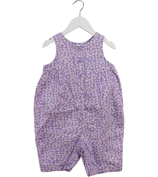 A Purple Sleeveless Rompers from Lands' End in size 3T for girl. (Front View)