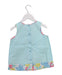 A Blue Sleeveless Tops from Lands' End in size 3T for girl. (Back View)