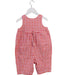A Red Sleeveless Rompers from Lands' End in size 3T for girl. (Back View)