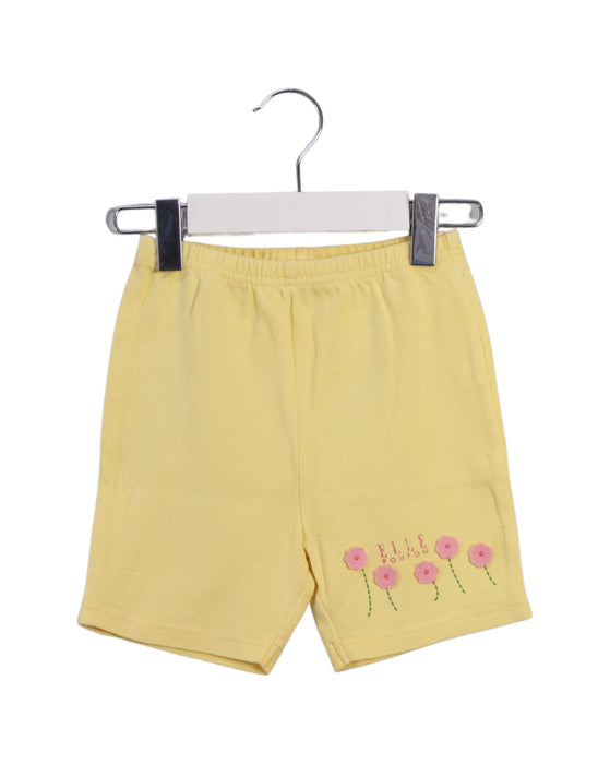A Yellow Shorts Sets from ELLE in size 2T for girl. (Back View)