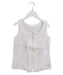 A White Sleeveless Tops from Marco & Mari in size 10Y for girl. (Front View)