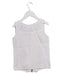 A White Sleeveless Tops from Marco & Mari in size 10Y for girl. (Back View)