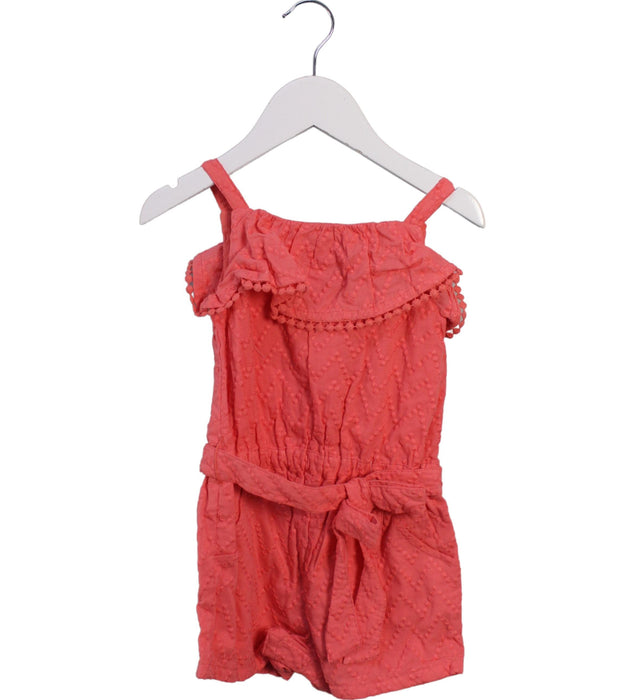 A Pink Sleeveless Rompers from Cynthia Rowley in size 2T for girl. (Front View)