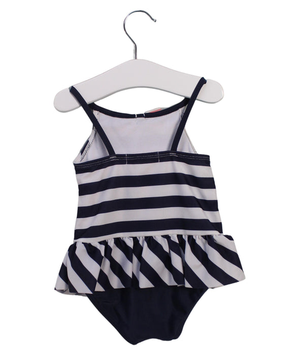 A Navy Swimsuits from Janie & Jack in size 12-18M for girl. (Back View)