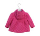 A Pink Puffer/Quilted Jackets from Ralph Lauren in size 6-12M for girl. (Back View)