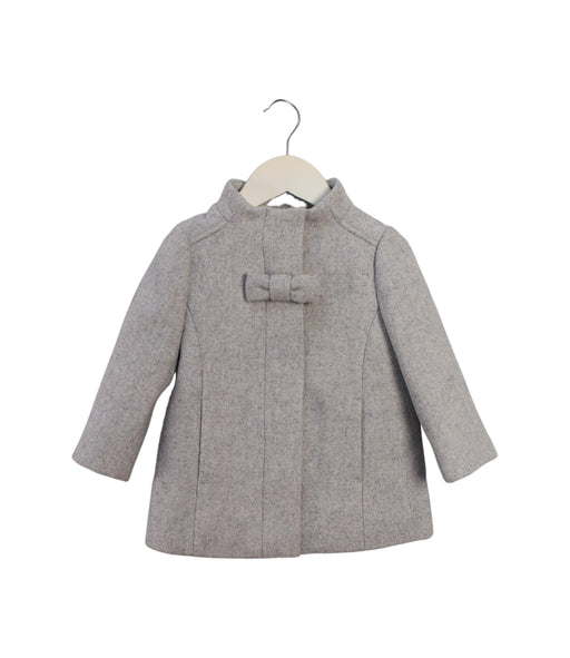 A Grey Coats from Crewcuts in size 2T for girl. (Front View)