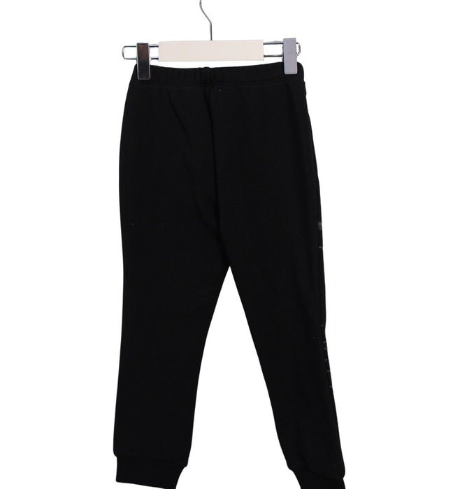 A Black Sweatpants from Momonittu in size 4T for neutral. (Back View)