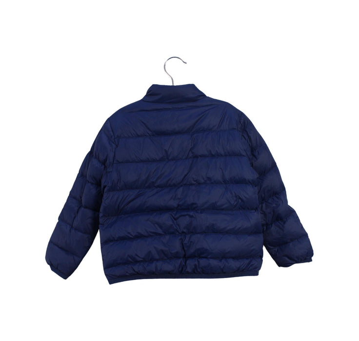A Blue Puffer/Quilted Jackets from BAPE KIDS in size 2T for neutral. (Back View)