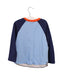 A Blue Long Sleeve Tops from Momonittu in size 4T for boy. (Back View)