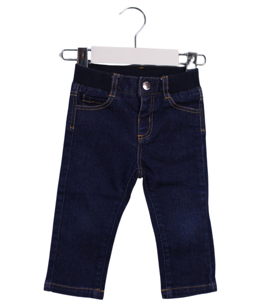 A Blue Jeans from Jacadi in size 6-12M for girl. (Front View)
