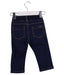 A Blue Jeans from Jacadi in size 6-12M for girl. (Back View)