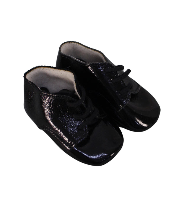 A Black Booties from Jacadi in size 12-18M for girl. (Front View)