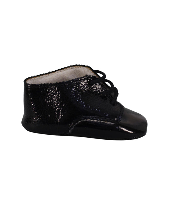 A Black Booties from Jacadi in size 12-18M for girl. (Back View)