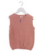 A Pink Sweater Vests from Happyology in size 6T for girl. (Front View)