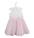 A White Sleeveless Dresses from bimbalò in size 18-24M for girl. (Back View)