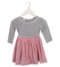 A Grey Long Sleeve Dresses from Monsoon in size 6-12M for girl. (Front View)