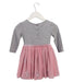 A Grey Long Sleeve Dresses from Monsoon in size 6-12M for girl. (Back View)