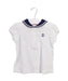 A White Short Sleeve Polos from Miki House in size 18-24M for girl. (Front View)