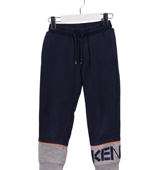 A Navy Sweatpants from Kenzo in size 6T for boy. (Front View)