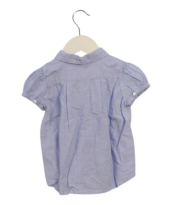 A Blue Shirts from Jacadi in size 3T for girl. (Back View)