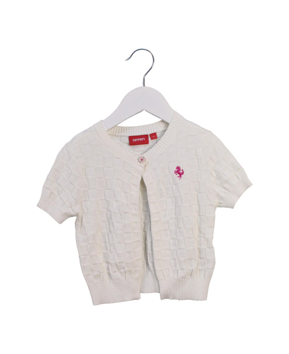 A Ivory Cardigans from Ferrari in size 3T for girl. (Front View)