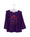 A Purple Long Sleeve Tops from Juicy Couture in size 12-18M for girl. (Front View)